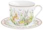 Preview: Easy Life EAST1182 - Happy Easter, Tasse mit Untertasse, 370 ml