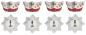 Preview: Easy Life VNUT1009 - Vintage Nutcracker Schale 4er SET, -11 cm-
