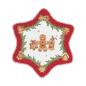Preview: EasyLife FANG1484 - Servierplatte Fancy Gingerbread, -22,5 cm-, aus Porzellan