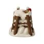 Preview: Goebel Dekofigur 66704641 - Winterlicher Holzstapel