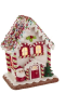 Preview: Kurt Adler GBJ0014 - LED Lebkuchenhaus mehrfarbig, Größe 18 cm -3er SET-