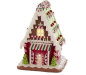 Preview: Kurt Adler GBJ0014 - LED Lebkuchenhaus mehrfarbig, Größe 18 cm -3er SET-