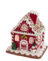 Preview: Kurt Adler GBJ0014 - LED Lebkuchenhaus mehrfarbig, Größe 18 cm -3er SET-