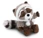 Preview: NICI 61284 - Kuscheltier Waschbär Lenno, 25 cm mit Kapuze