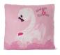 Preview: NICI 48275 - Kissen Love Schwan weiß, 30 x 30 cm