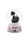 Preview: NICI 48283 - Schüttelkugel Schwan in schwarz, 6,5 cm