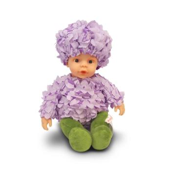 Preview: ANNE GEDDES Baby Puppe Hortensie helles lila -23cm-