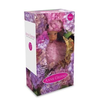 ANNE GEDDES Baby Puppe Hortensie pink -23cm-