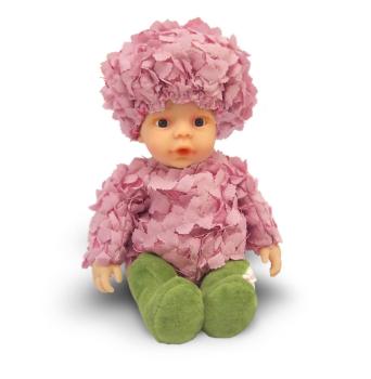 Preview: ANNE GEDDES Baby Puppe Hortensie pink -23cm-