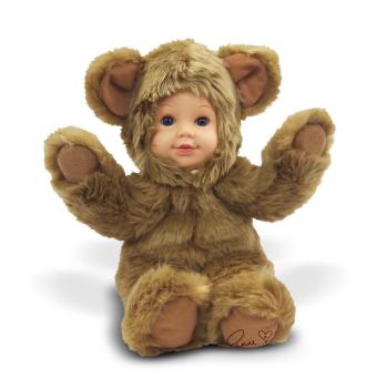 Preview: ANNE GEDDES Baby Puppe Peek-A-Boo Bear -groß-