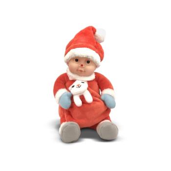 Preview: ANNE GEDDES Baby Puppe Santa -23cm-