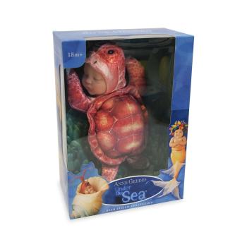 ANNE GEDDES Baby Puppe Schildkröte rot -23cm-