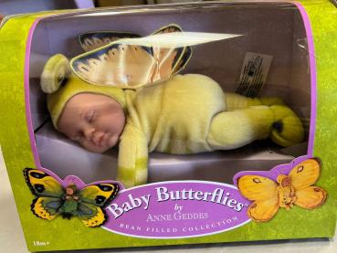 ANNE GEDDES Baby Puppe Schmetterling grün, - 30 cm-