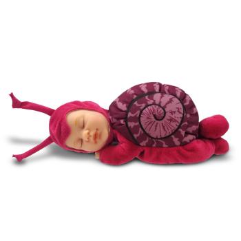 Preview: ANNE GEDDES Baby Puppe Schnecke Rot -23 cm-