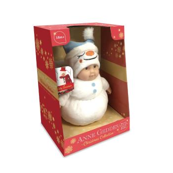 ANNE GEDDES Baby Puppe Schneemann -23cm-