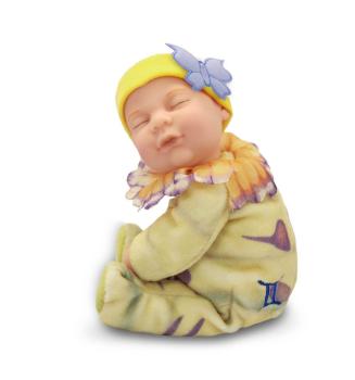 Preview: ANNE GEDDES Baby Puppe Sternzeichen Zwilling -23cm-