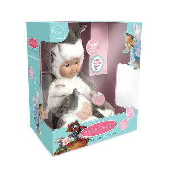 NEU 2023: ANNE GEDDES Baby Puppe Kittens Little Sister SET - 23 und 38 cm