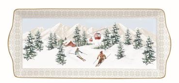 Easy Life CHAL1109 - "Chalet" Teller rechteckig in Geschenkverp., 35 x 15 cm