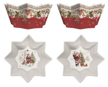 Easy Life CHME1008 - Christmas Memories Schalen 2er SET", -14 cm-