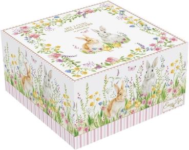 Preview: Easy Life EAST0922 - Happy Easter, 2er SET Tassen mit Untertassen, 240 ml