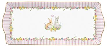 Easy Life EAST1109 - Happy Easter Teller, rechteckig, 35 x 15 cm