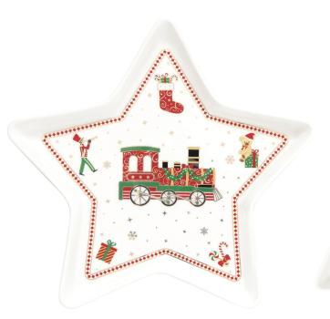 Easy Life EXPR1324 - Polar Express Gebäckteller "Sternform", -19,5 cm-
