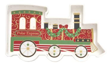Easy Life EXPR1331 - Polar Express Gebäckschale "Polarzug", -25 x 15 cm-