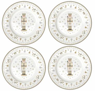 Easy Life RNUT1100 -"Royal Nutcracker" 4 Teller in Geschenkverp., 19 cm