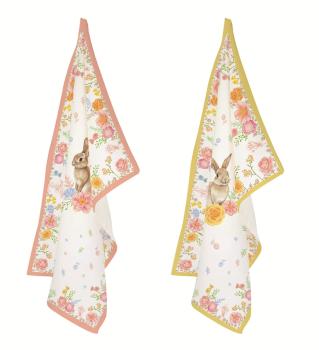 Easy Life TJOL2634 - TRES JOLIE Geschirrtuch, 70x50 cm, 100% Baumwolle, 2er SET