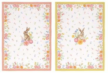 Preview: Easy Life TJOL2634 - TRES JOLIE Geschirrtuch, 70x50 cm, 100% Baumwolle, 2er SET