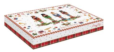 Preview: Easy Life VNUT1048 - Vintage Nutcracker Servierplatte, -25 x 17 x 4,5 cm-