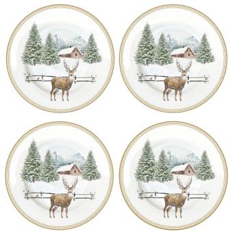 Easy Life WHIF0924 -"White Forest" 4 Teller in Geschenkverp., 19 cm