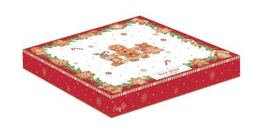Preview: EasyLife FANG1484 - Servierplatte Fancy Gingerbread, -22,5 cm-, aus Porzellan
