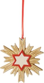 Villeroy & Boch 14-8659-6853 - Toy's Delight Baumschmuck "Stern", 9 x 9 cm