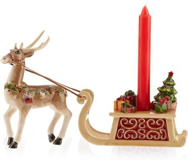 Villeroy & Boch 3960 - Winter Bakery Kerzenhalter "Rentier mit Schlitten"