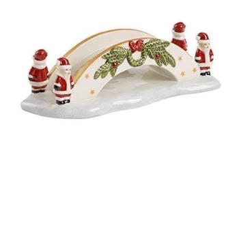 Villeroy & Boch 5441 - Mini Weihnachtsfigur "Brücke und Santas"