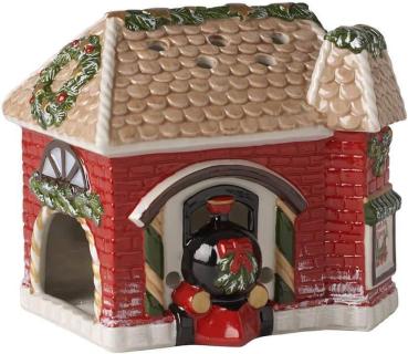 Villeroy & Boch 6540 - North Pole Express Windlicht "Bahnhof", Porzellan