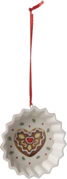 Villeroy & Boch 6677 - Winter Bakery Baumschmuck "Kuchenform Herz", 6,5 cm