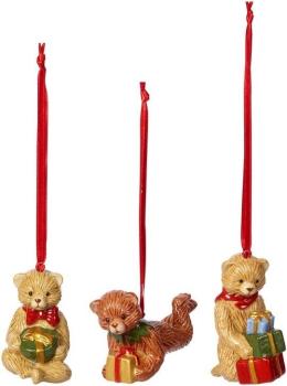 Villeroy & Boch 6684 - Nostalgic Ornamente-SET Teddy 3tlg., 9,5 cm
