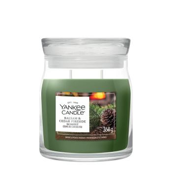 Yankee Candle Duftkerze Balsam & Cedar Fireside - 2235497