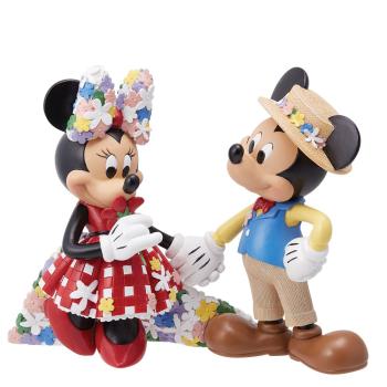 Enesco Disneyfigur -  Mickey & Minnie Botanisch - 6014864