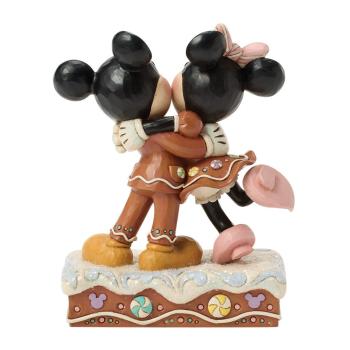 Preview: Enesco Disneyfigur - Mickey and Minnie Gingerbread - 6018705