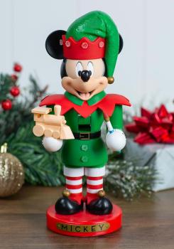 Preview: Kurt S. Adler DN6221L - Nussknacker Disney "Mickey der Elf", 25 cm/10"