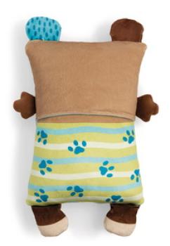 NICI 62293 -  Cosidoo Kuscheltier Bär mit Wendefunktion, 30 x 20 cm