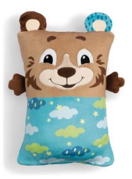 NICI 62293 -  Cosidoo Kuscheltier Bär mit Wendefunktion, 30 x 20 cm