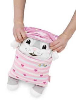 Preview: NICI 62294 -  Cosidoo Kuscheltier Hase mit Wendefunktion, 30 x 20 cm