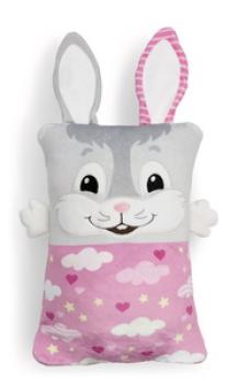 NICI 62294 -  Cosidoo Kuscheltier Hase mit Wendefunktion, 30 x 20 cm
