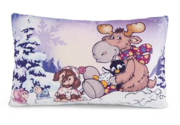 NICI 49330 - Kissen Cosy Winter, 43 x 25 cm