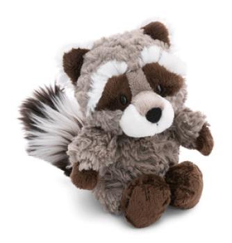 NICI 61280 - Kuscheltier Waschbär Lenno, 20 cm