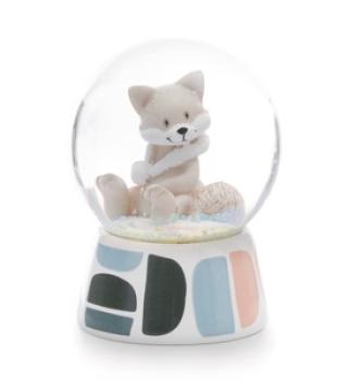 NICI 61324 - Schüttelkugel Polarfuchs Vanja, 6,5 cm